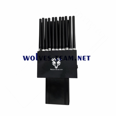 22 Jammer сигнала GSM CDMA 3G 4G 5G WiFi2.4g/5.8g GPSL1 315/433/868MHz Jammer сотового телефона диапазонов клетчатый беспроводной