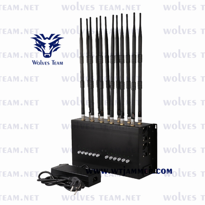 Регулируемая цель Jammer 24/7 мобильного телефона GSM CDMA 3G 4G 5G WIFI GPS Lojack Jammer сигнала Celluar непрерывно работая