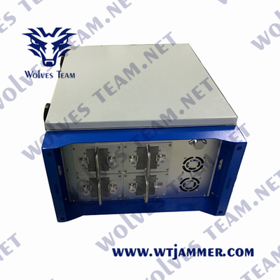 Польза клетчатого блокатора частоты Jammer сигнала GSM CDMA 2G 3G 4G 5G GPSL1 WiFi2.4GHz сотового телефона IP68 на открытом воздухе
