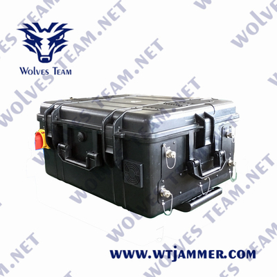 Walky-talky Jammer сигнала VHF UHF блока Wifi/Bluetooth сигнала VHF клетчатый NMT портативный беспроводной сильный
