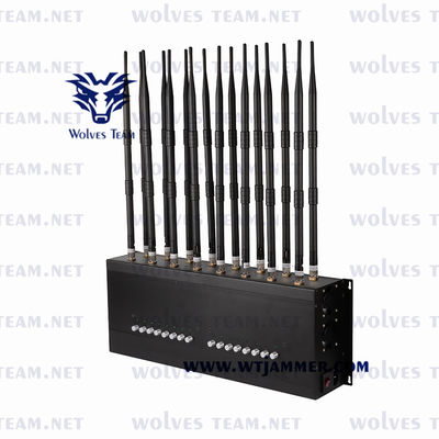 Купить Антенны GPS WIFI 3G 4G 5G Jammer 16 сигнала сотового телефона полностью заполненных зон регулируемые online manufacture