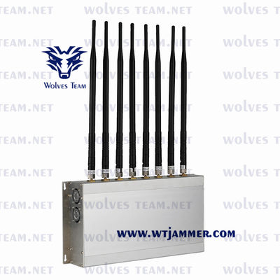 Купить Регулируемый блокатор сигнала сотового телефона 24 часа непрерывного приводится в действие Jammer времени 3G 4GLTE 4GWimax 5G online manufacture
