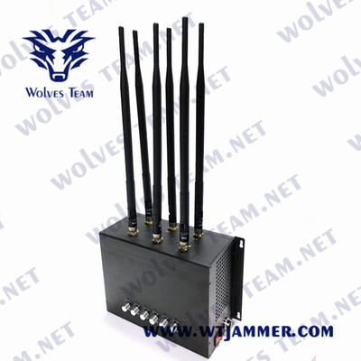 6 диапазонов регулируемых весь сигнал GSM подгонянный Jammer PCS 3G 4G сотового телефона