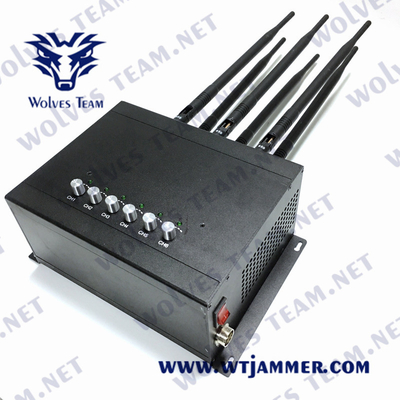 6 диапазонов регулируемых весь сигнал GSM подгонянный Jammer PCS 3G 4G сотового телефона