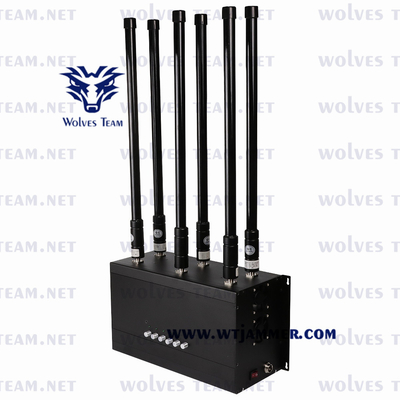 Подгонянный GSM PCS 3G 4G полностью сила Jammer 30W сигнала сотового телефона регулируемая