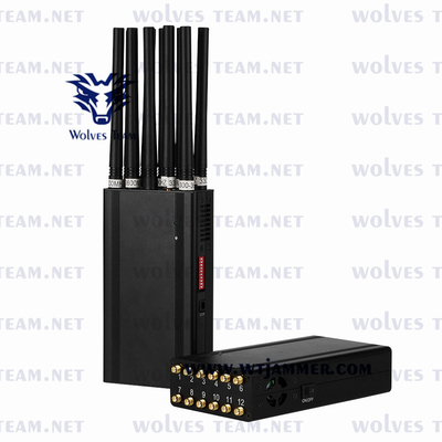 Jammer сигнала GSM 3G 4GLTE 4GWimax 5G Jammer сигнала мобильного телефона Handheld 30 метров ряда