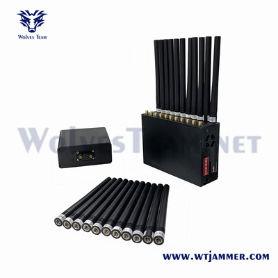 Jammer L1 L2 L5 Lojack 22 22W портативный WiFi GPS соединяет 2G 3G 4G 5G