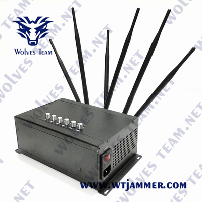 Функция силы низкочастотного крытого Jammer сигнала 30W регулируемая