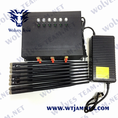 Функция силы низкочастотного крытого Jammer сигнала 30W регулируемая
