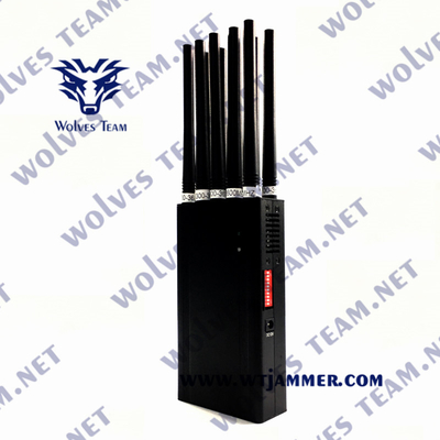 Jammer до 20M сигнала GSM 10 диапазонов Handheld для сотового телефона