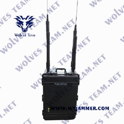 Бомба WiFi GPS GSM IED Jammer сигнала VHF UHF наивысшей мощности портативная