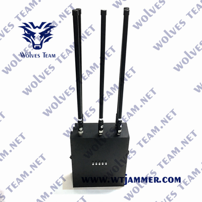 Ряд Bnads до 200m Jammer 10 сигнала наивысшей мощности 120W WIFI