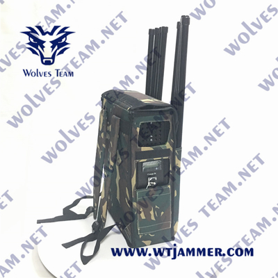 Ряд Bnads до 200m Jammer 10 сигнала наивысшей мощности 120W WIFI