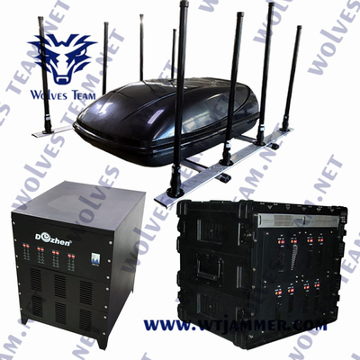 Водоустойчивый обоз 20MHz к силе Jammer 1300W RF сигнала автомобиля 6000MHz
