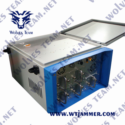Водоустойчивая наивысшая мощность WiFi GSM PCS 3G 4G 5G Jammer тюрьмы тюрьмы 500m