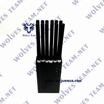 Блокатор 12 Gps антенн Handheld для VHF GPS Lojack UHF 3G 4G 5G WiFi