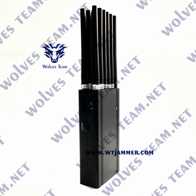 Блокатор 12 Gps антенн Handheld для VHF GPS Lojack UHF 3G 4G 5G WiFi