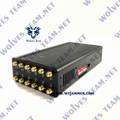 Блокатор 12 Gps антенн Handheld для VHF GPS Lojack UHF 3G 4G 5G WiFi