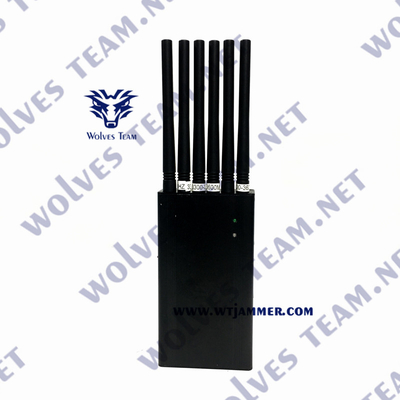 Связь Handheld сигнала Jammer Wifi 6 антенн беспроводная