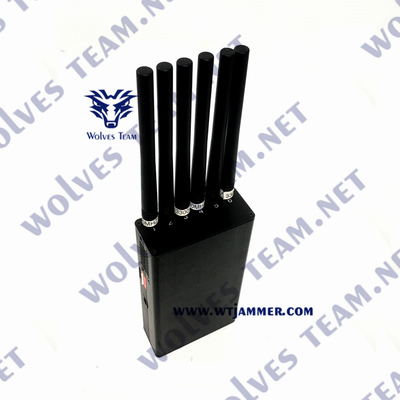 Связь Handheld сигнала Jammer Wifi 6 антенн беспроводная