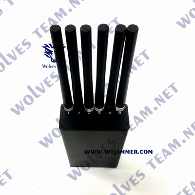 Связь Handheld сигнала Jammer Wifi 6 антенн беспроводная