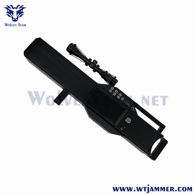 Безопасность 1200m Handheld Jammers трутня сигнала GPS WiFi анти- военная