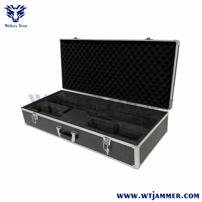 Безопасность 1200m Handheld Jammers трутня сигнала GPS WiFi анти- военная