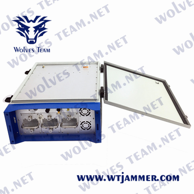 Водоустойчивый на открытом воздухе UHF WiFi GPS 5g VHF 10 диапазонов весь Jammer тюрьмы сигнала сотового телефона