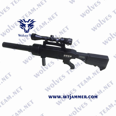 Купить Портативный антидроновый срывник пистолета формы WIFI2.4G/5.8G GPS UAV сигнал срывник 2500 метров online manufacture