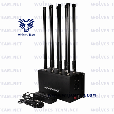 8 полос телефонный сигнальный джаммер 175w беспроводный RF Wifi2.4g Wifi 5.8g Cdma 3g 4g