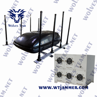 Wt601812 1200w 12 полос блокировщик сотового телефона для автомобиля