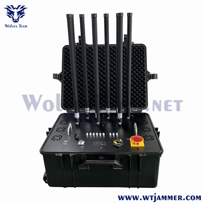 Портативный 8 полос GPS Wi-Fi GSM 3G 4G 5G Сбойник сигнала мобильных телефонов Фабричная цена