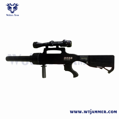 VIP Protection Drone Jammer с перезаряжаемой батареей и диапазоном блокировки 800-1200 м