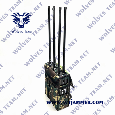 120 Вт высокая мощность 20-70 МГц VHF UHF 2G 3G 4G Wi-Fi 8 полос рюкзак джаммер