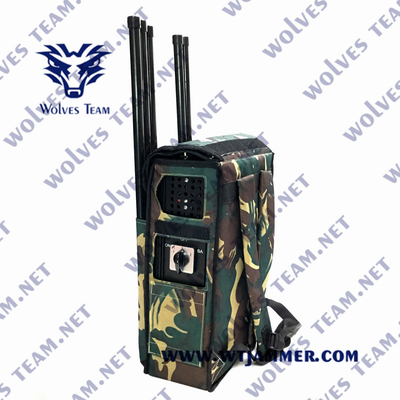 8 полос 120 Вт высокая мощность VHF UHF 2G 3G 4G Wifi рюкзак сигнальный джаммер для военных