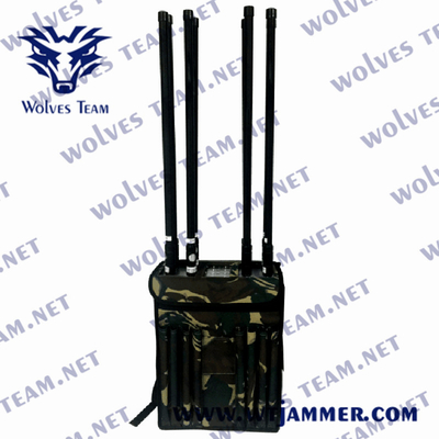 6 каналов 160 Вт GPS Wi-Fi 5.8g Загрузчик для рюкзака до 2000 м Загрузчик для сигналов дронов