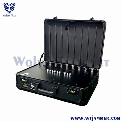 8 Band портативная сумочка WIFI2.4G WIFI5.8G 2G 3G 4G Cell Pone Jammer
