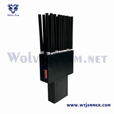Оптовая продажа 22 полосы 2G 3G 4G 5G Джаммер Ручной GPS Локатор WiFi GPS RF 315/433/868MHz Джаммер