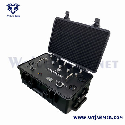 Купить 300-1000m Jamming Radius Portable Signal Jammer 700W All Cell Phone Signal Jammer online manufacture