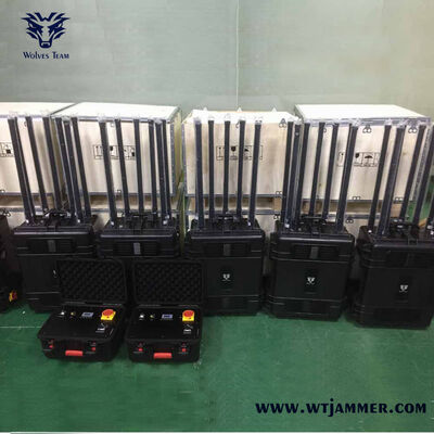 Купить Военный антидронный джаммер с WIFI-сигналом с помехами Тип температурного диапазона от минус 20 до плюс 60 градусов по Цельсию и устройство с помехами для дронов online manufacture