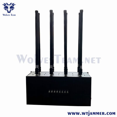 Купить 8 Band Desktop GPS Wi-Fi Jammer Покрывает Lojack Bluetooth 5G Производство в сети