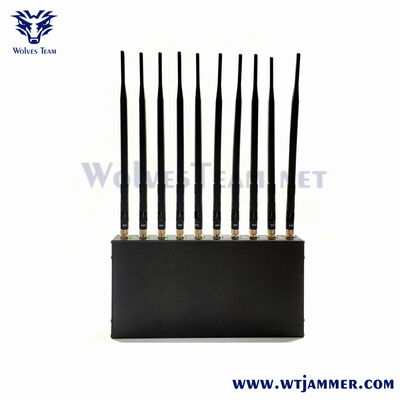 Купить 10 антенн, мощные блоки помех 5G, 2G, 3G, 4G, 5G WiFi, GPS и сигналы дронов Производство в сети