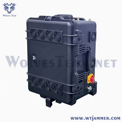 Купить 10 блоков 5G/4G/3G/2G/WiFi/GPS Jammer сигнала наивысшей мощности тележки каналов 800W Производство в сети