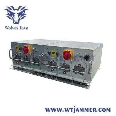 Купить Wolves Team 10 антенн 600W Outdoor RF Jammer для проектов по обеспечению безопасности в тюрьмах и границах Производство в сети