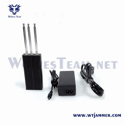 Купить 10M 100-240V Handheld Signal Jammer Built In Battery Производство в сети
