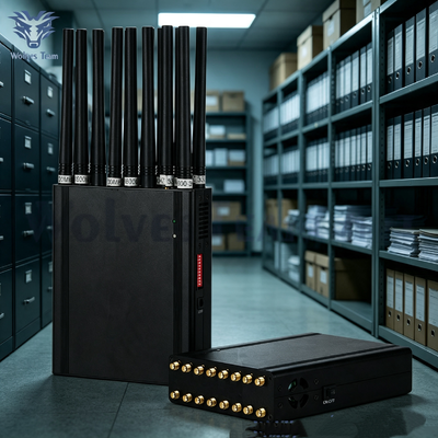 Купить Портативный блокиратор сигналов, поддерживающий 3G, 4G, 5G, WiFi, Bluetooth и подавление сигналов мобильных телефонов Производство в сети