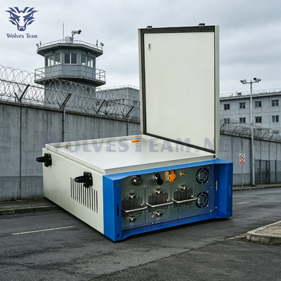 Купить Водонепроницаемый высокомощный 3G 4G 5G WiFi GPS Drone Jammer 500-2000M Длинный дальнобежный анти-БПЛА блокировщик для африканских больших тюрем и исправительных учреждений Производство в сети
