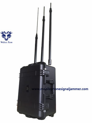 Портативная машинка подгоняет Jammer UHF VHF GSM CDMA 3G 4G 5G WiFi наивысшей мощности частоты