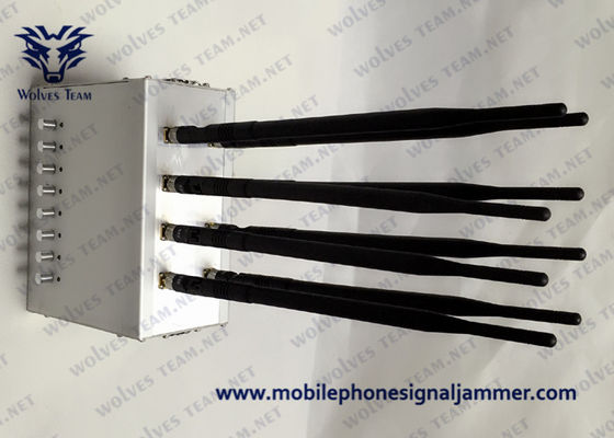 Купить Регулируемая антенна наивысшей мощности 8 Jammer сигнала мобильного телефона преграждая Jammer WiFi GPS GSM CDMA 3G 4G 5G 100 метров online manufacture