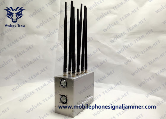 Охлаждающие вентиляторы полностью антенна Multi диапазонов Jammer GSM 3G 4G 5G Jammer сигнала сотового телефона всенаправленная